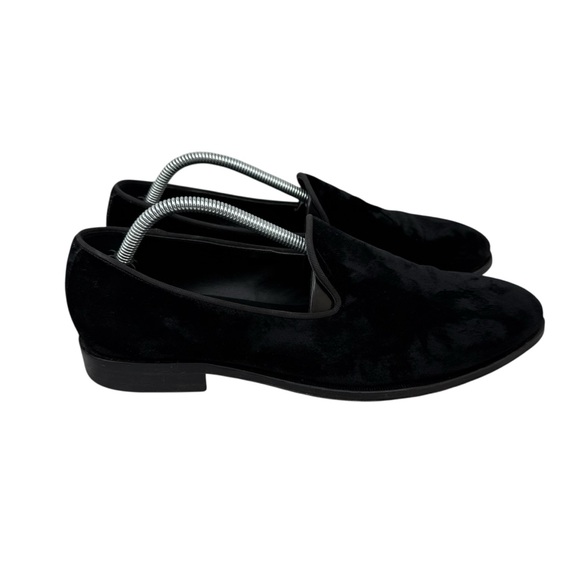 Suitsupply black velvet loafers, US Size 9 EU Size 42 Suitsupply Black Velvet Belgian Loafers Size 41 EU / 8 US  main image 4